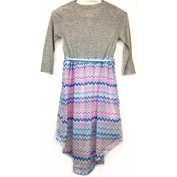 NEW Disney Frozen high low elsa anna dress medium - Picture 2 of 7